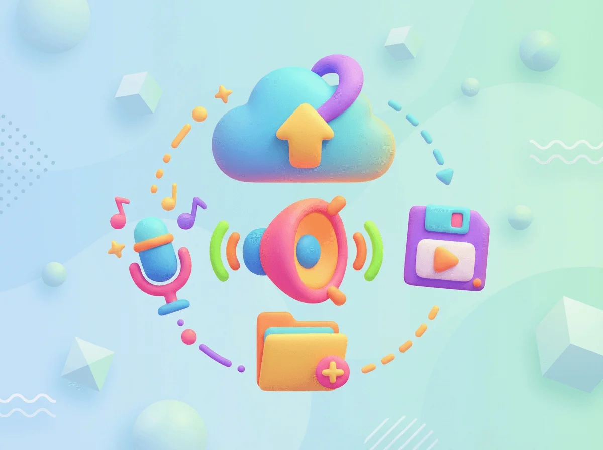 ステップ 1: 音声ファイルをアップロードする