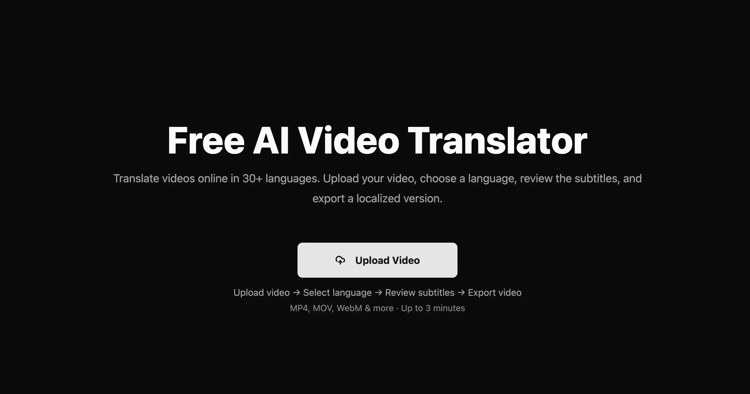 AI Video Translator