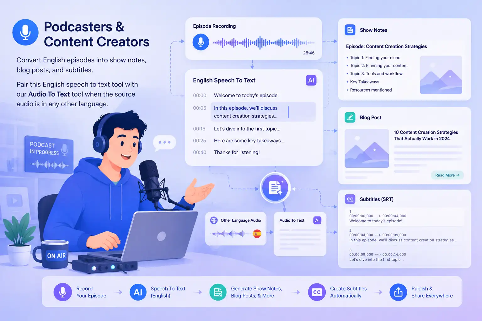 Podcasters & Content Creators