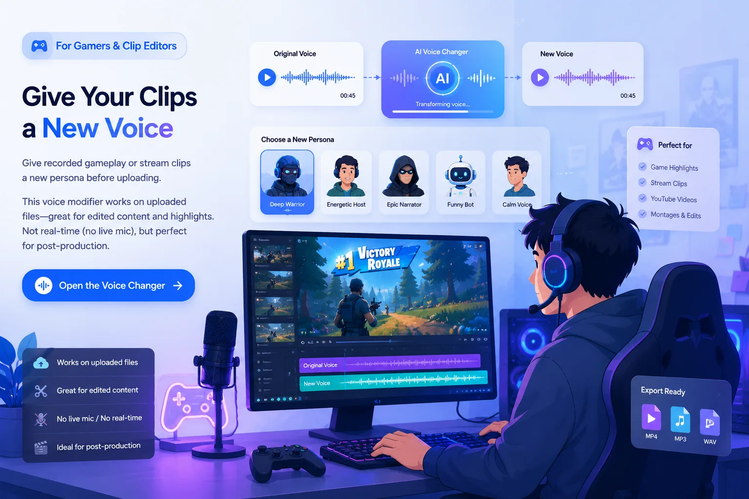 For Gamers & Clip Editors