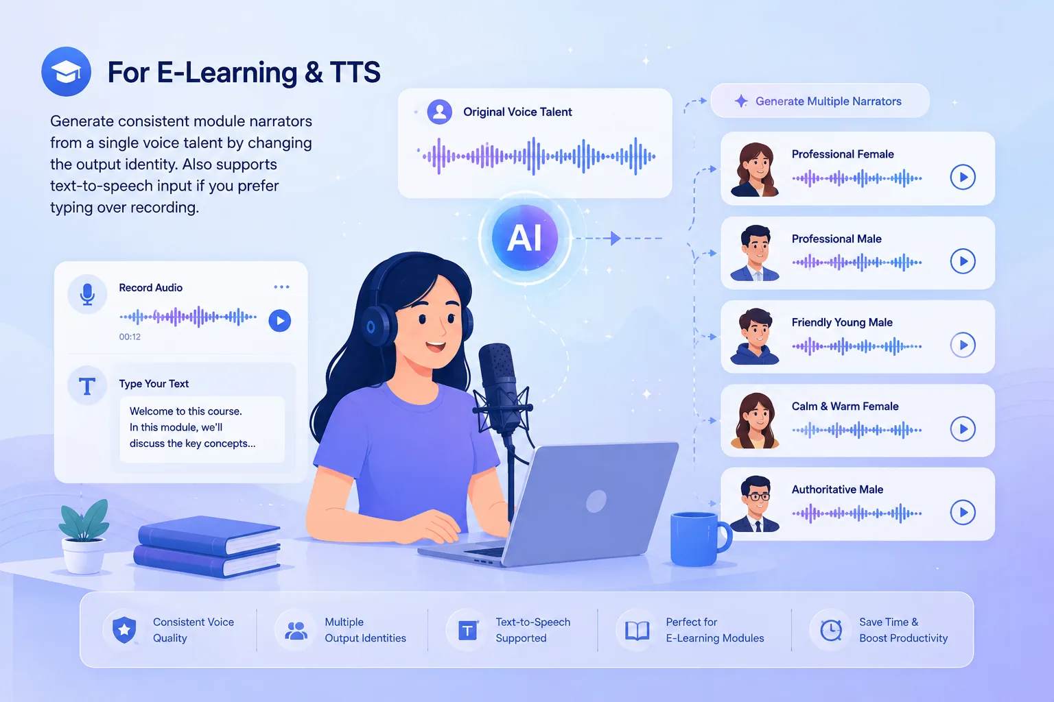 For E-Learning & TTS